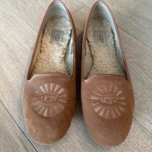Ugg Alloway Flats - Tan Suede, Size 10
